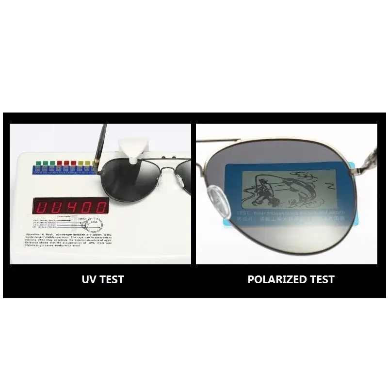 Fashion Aviator Polarized Sunglasses For Men Women Pilot Driving Fishing Metal Sun Glasses Luxury Brand Designer Eyewear UV400 image 5