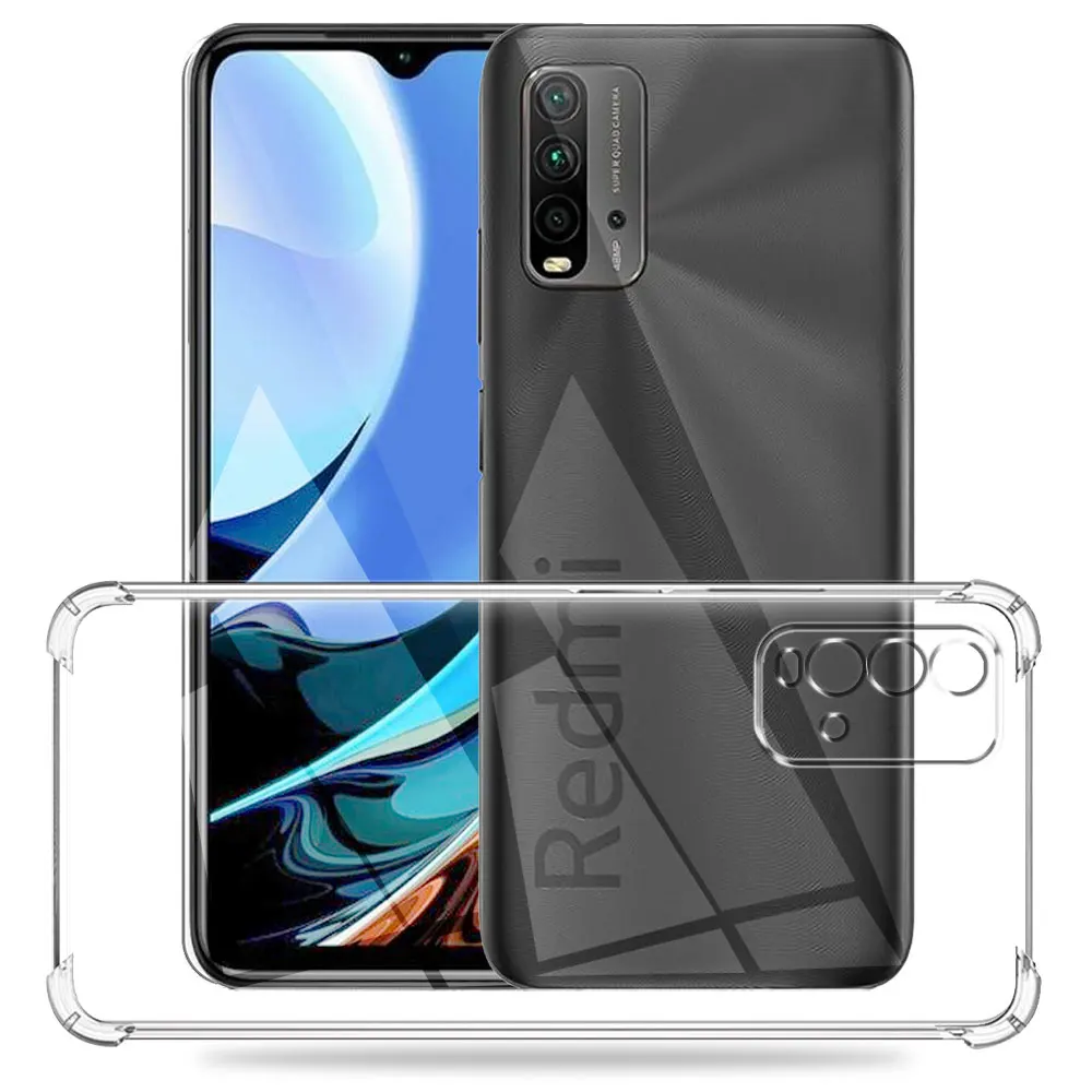 For Xiaomi Redmi 9T Case Soft Silicon Transparent Cover For Redmi 9T Phone Case For Redmi 9t Clear Shockproof Bumper Coque