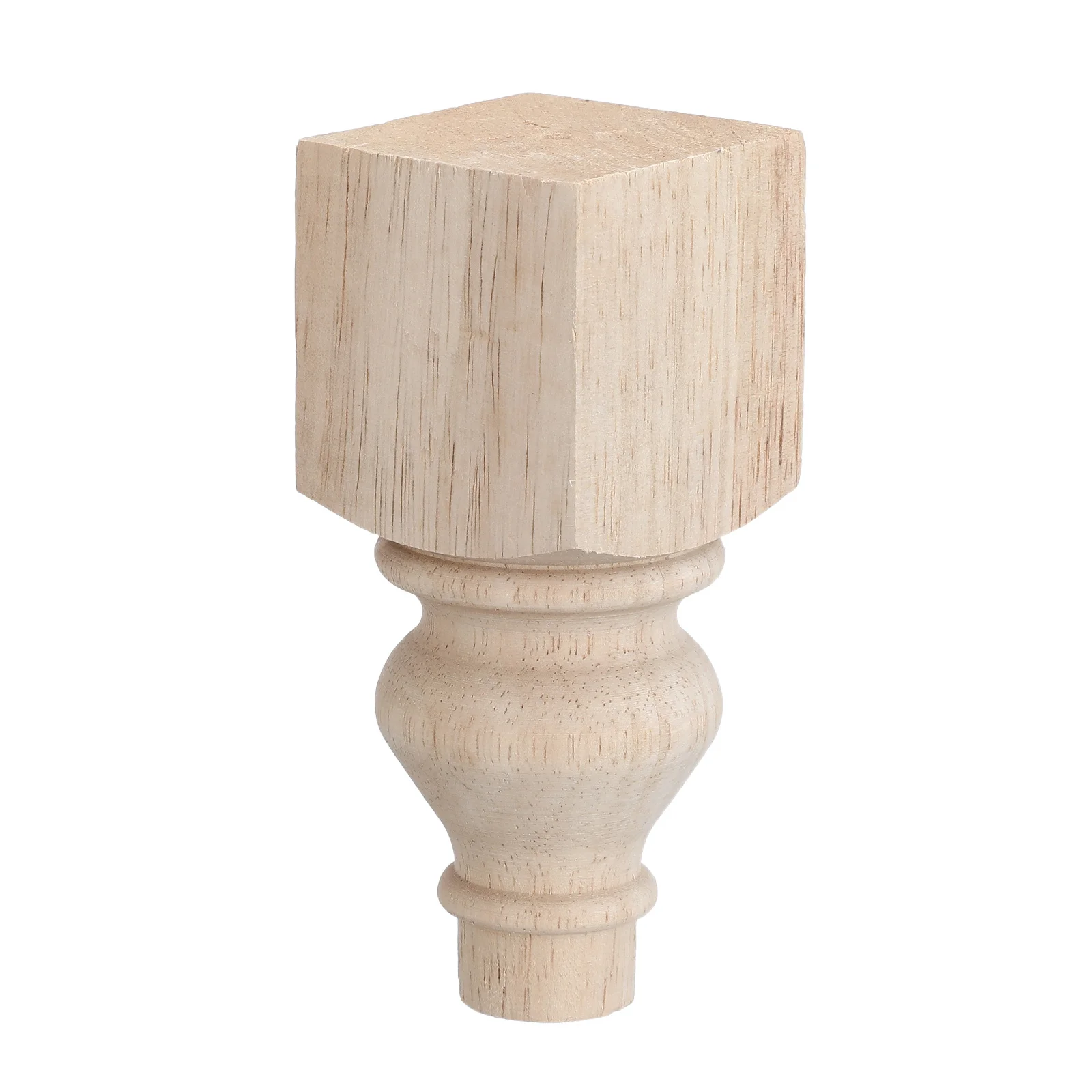 

Wood Furniture Legs: Solid Round French Decorative Pedestal Feet For Sofa Table Cabinet Ottomans Replacement Farmhouse