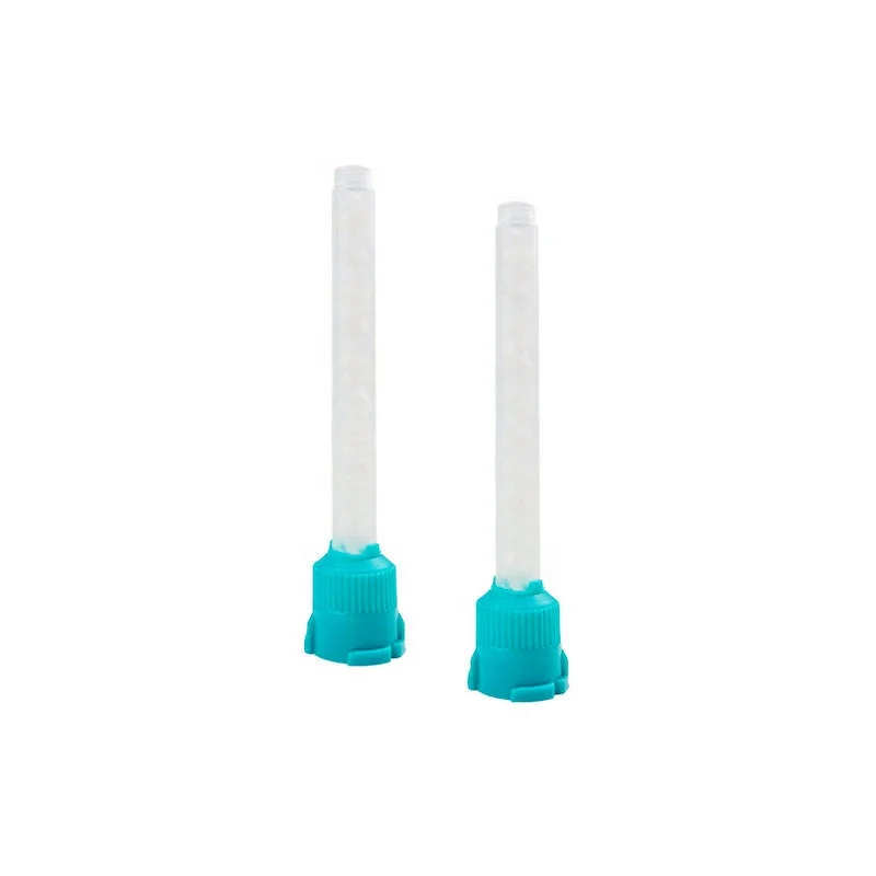Factory Sale Dental Consumables Plastic Impression Materials Mixing Tips Green  Dental Mixing Adhesive Cartridges Tip