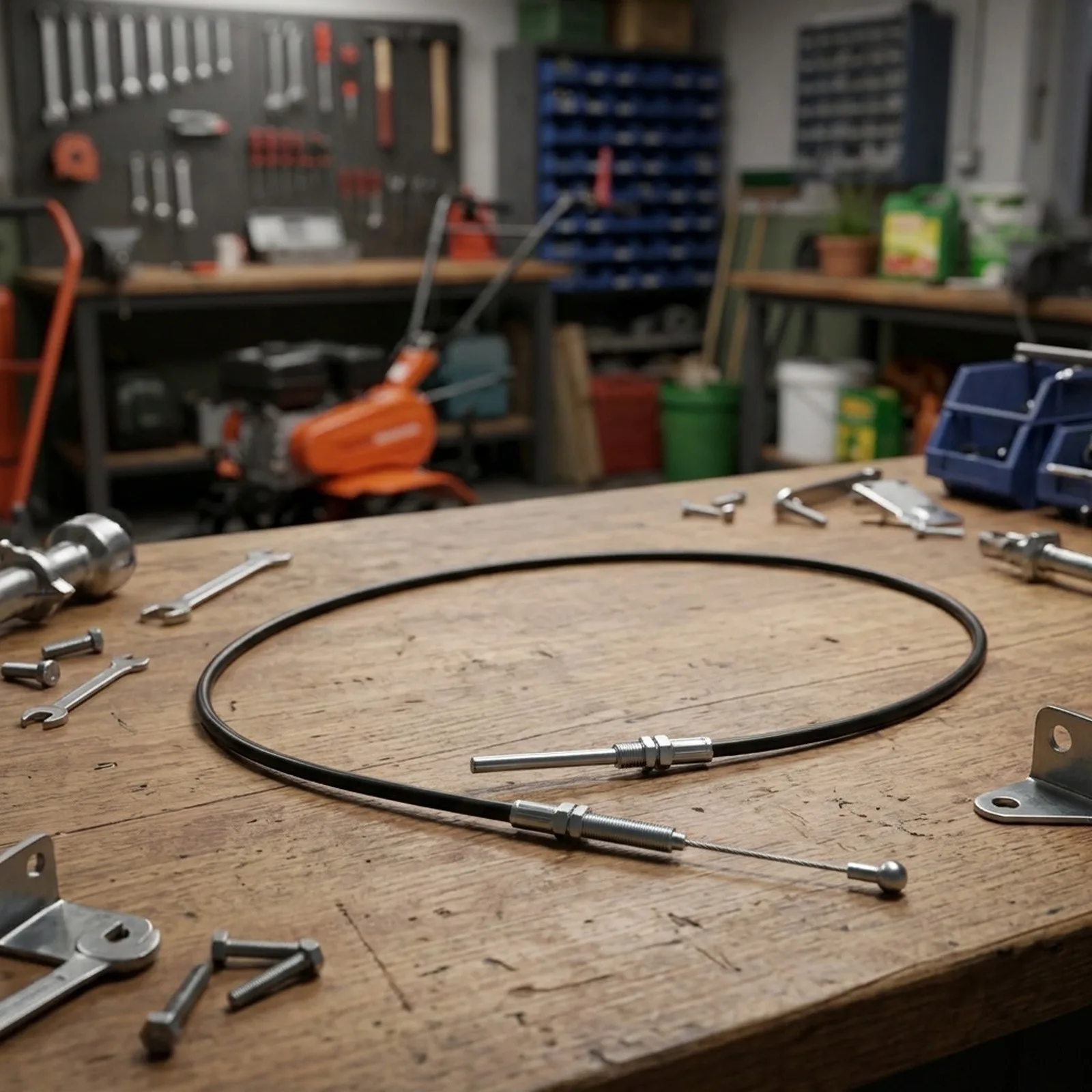 Dependable Tiller Cable Designed for Use with For Seismic Models Such as the Popular Rear Tine Series of Tillers