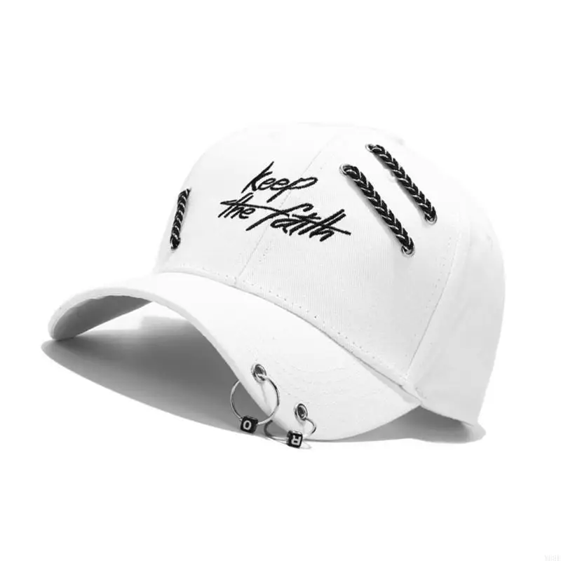 캐주얼 귀 야구 모자 넓은 테두리 모자 방풍 보호 남여 모자 다양한 야외 이벤트에 적합 Y08E