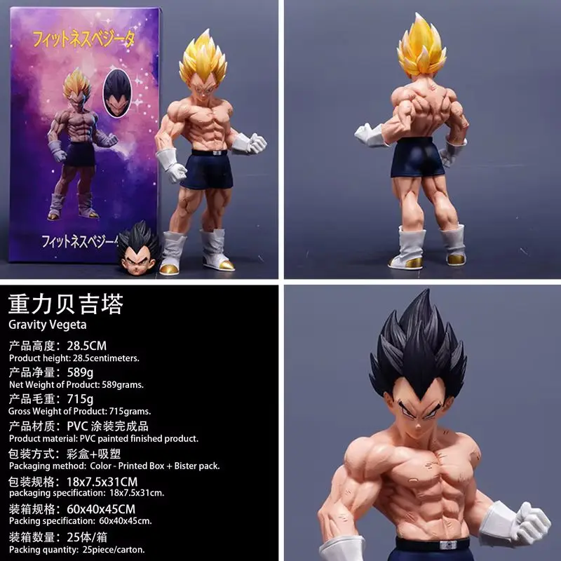 

Gk Fitness Muscle Body Sculpture Double Replaceable Part Design Anime Style Statue Exquisite Desktop Decoration Gift