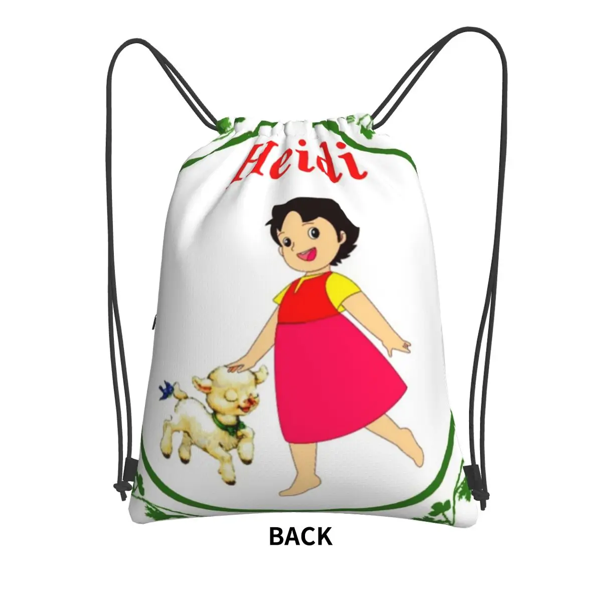 Simply Heidi Portable Backpacks Drawstring Bag Fashion Drawstring Bundle Pocket Book Bags For School Students