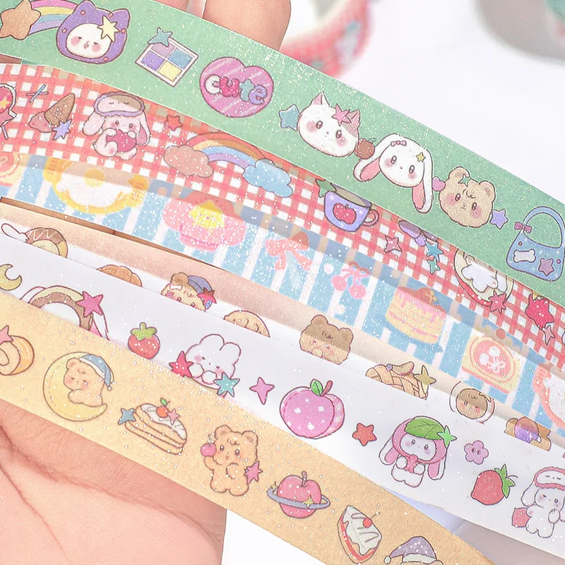 8PCS/16PCS Word games series cute lovely retro decorative paper masking washi tape