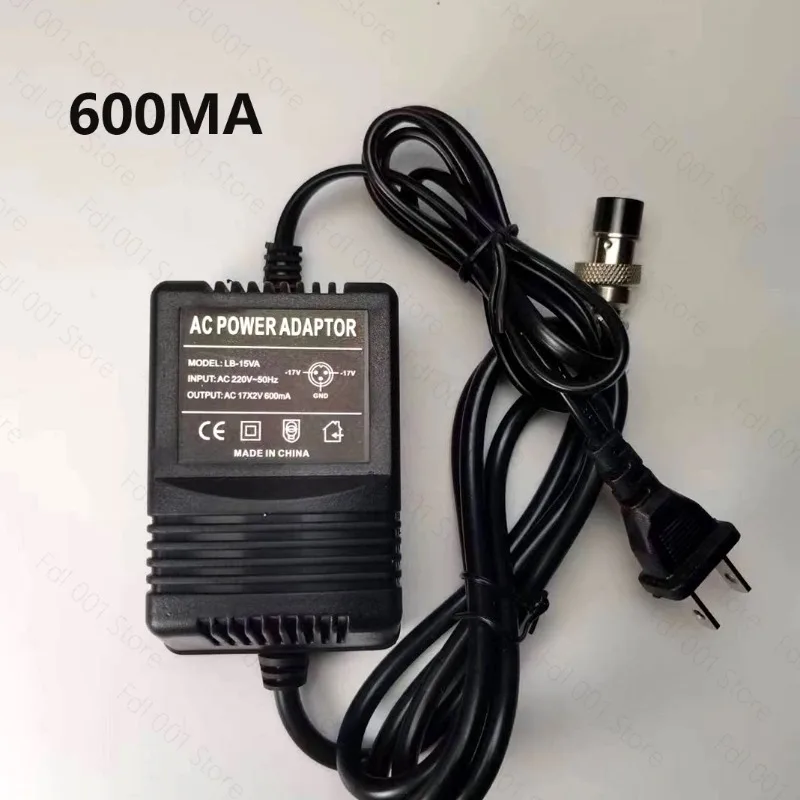Mixer Special Power Adapter, External Power Cable, Three-pin, 3-hole Power Supply Accessories, Transformer, Dual 17V view 2