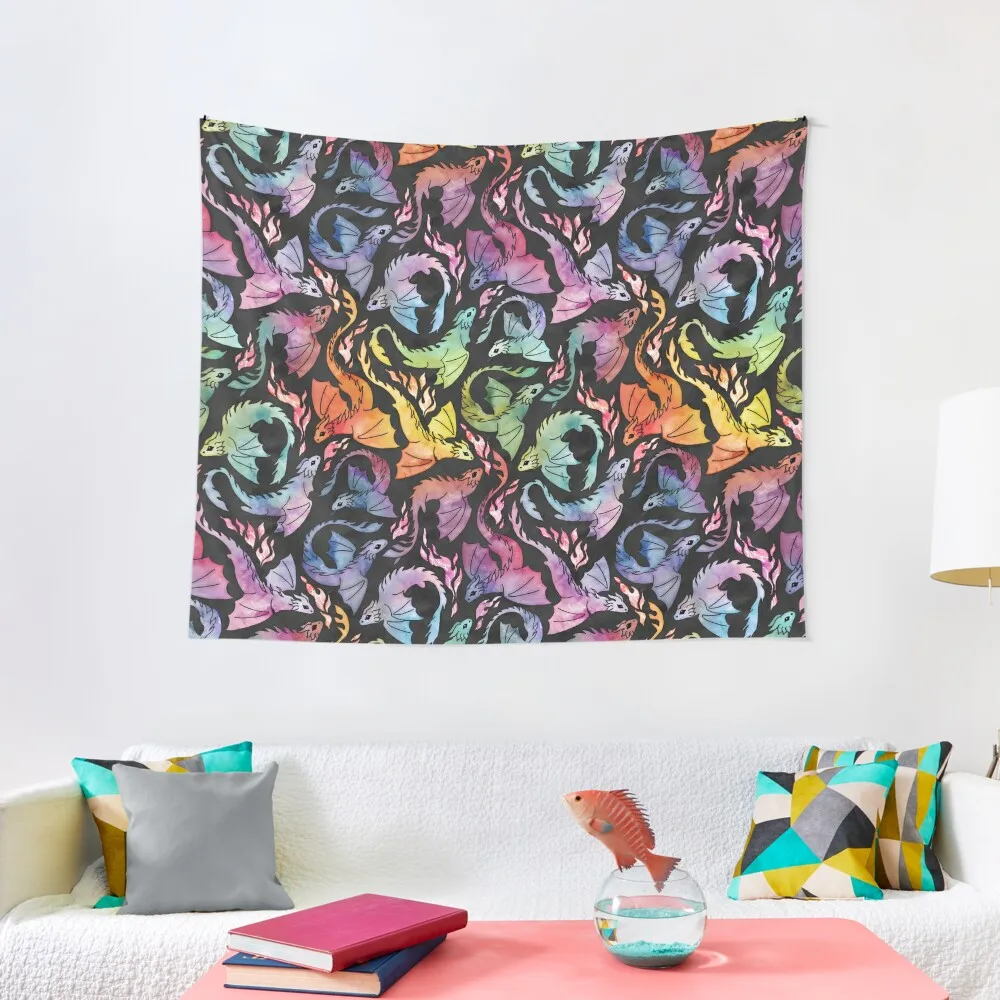 

Dragon fire dark rainbow Tapestry Wall Decoration Items Things To Decorate The Room Wall Deco Room Decor Tapestry