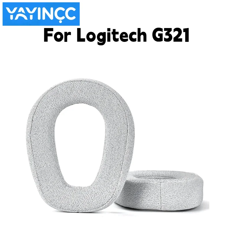 Ersatz-Ohrpolster aus hautfreundlichem Baumwollstoff für Logitech G321 Headset. Angenehm zu tragen, verursacht keine Hautirritationen. – Detail 5