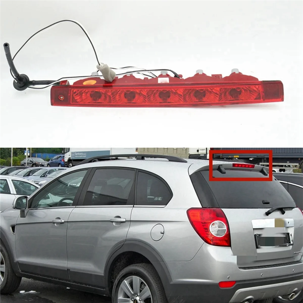 Automobile 3Rd Third Tail Rear Third Brake Light High Mounted Brake Light for Chevrolet Captiva Sport 2008-2015