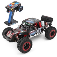 2025 Wltoys 124028 Electric 4WD RC Crawler Buggy Truck 1/12 Scale 60 km/h LED Light 2200mAh 2.4G Proportional Control Racing Car