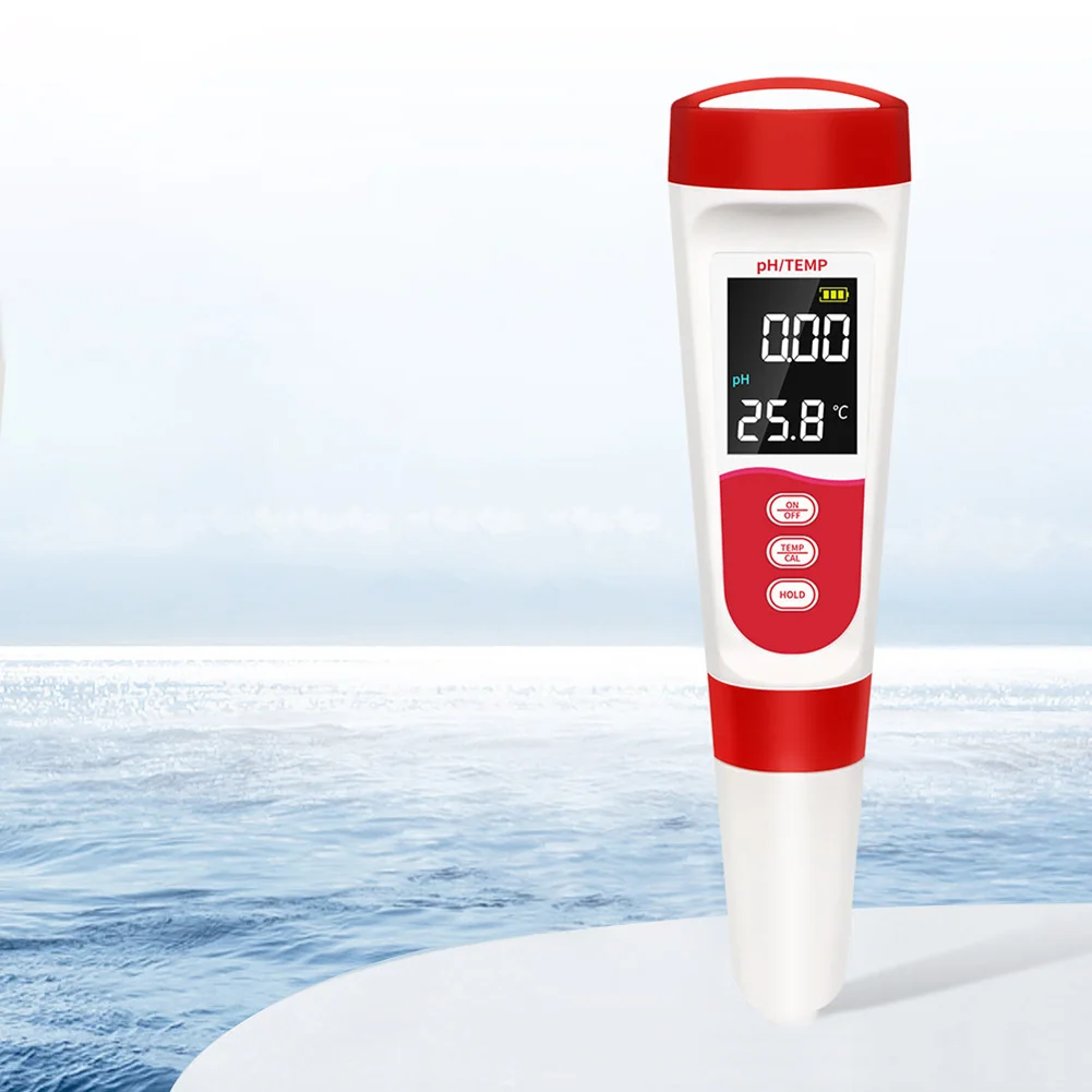 

Портативный перезаряжаемый цифровой pH-метр 5в1 с голосовым наведениям для тестирования качества воды в гидропонике, аквариумах, бассейнах