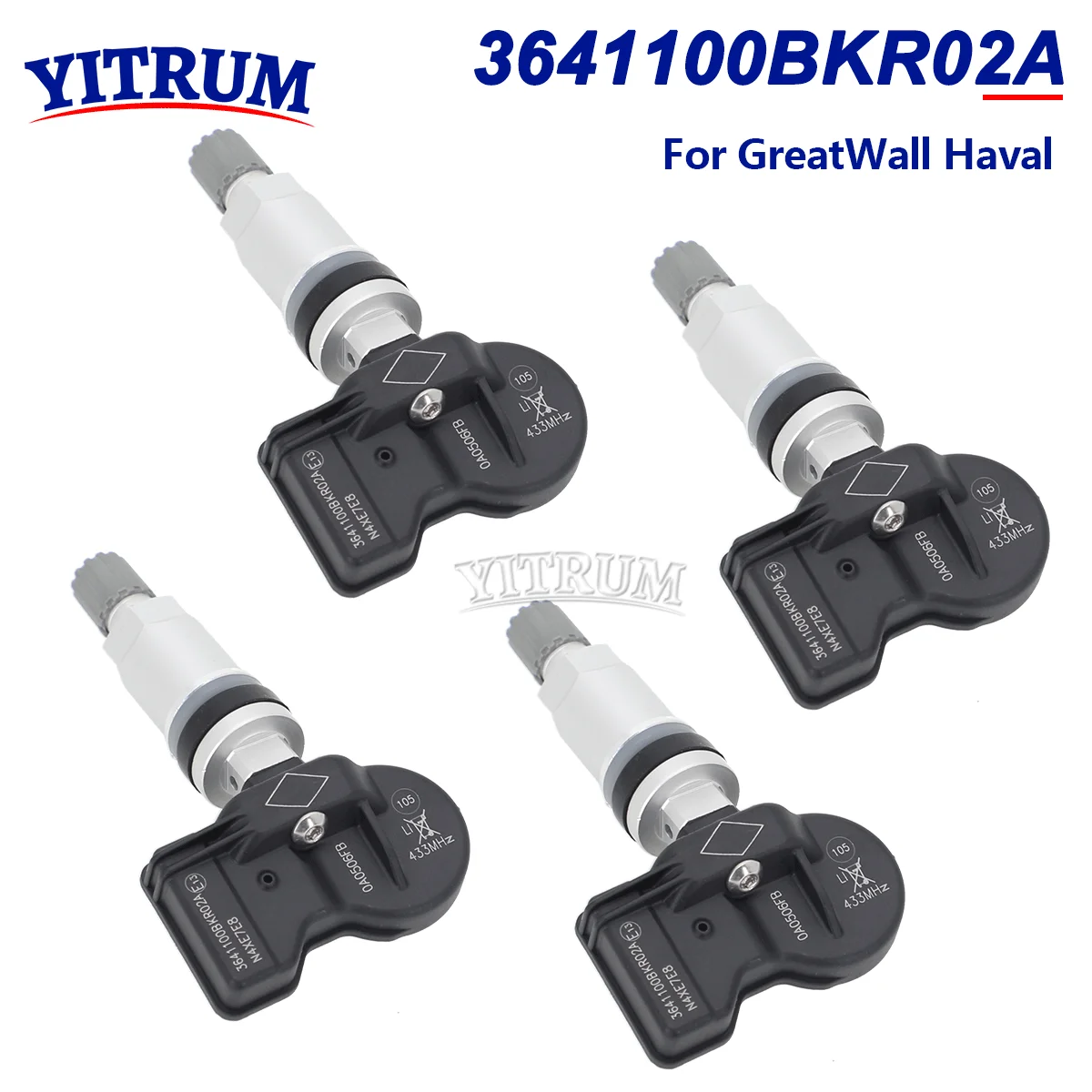 3641100BKR02A TPMS Tire Pressure Sensor For Haval F7 2018/11-2022 2023 For Haval Jolion 2021-2023 For Haval H6 II 2021 433MHz