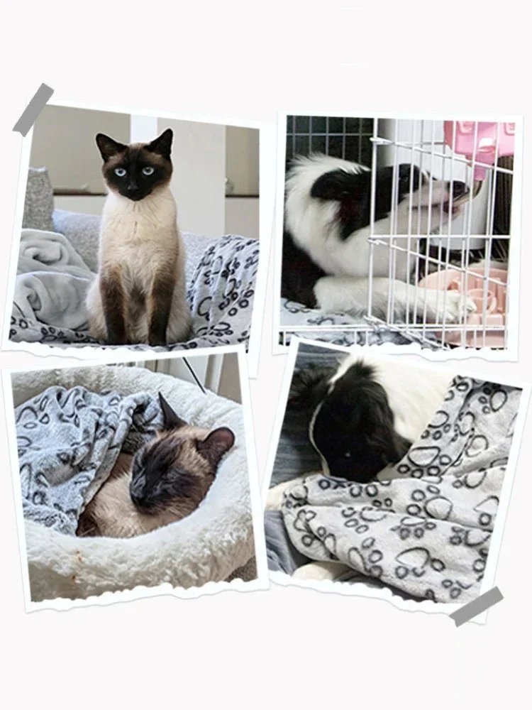 Premium Weiche Hundedecke Waschbare Katzendecke für Hauskatzen Große Mittlere Kleine Hunde Welpen-Essentials – Detail 4