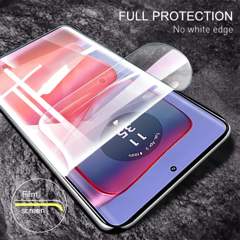 4Pcs Hydrogel Film for Motorola Edge 50 30 Ultra 40 Pro Neo Screen Protector for Motorola S50 Neo for Moto X50 Razr 40 50 Ultra