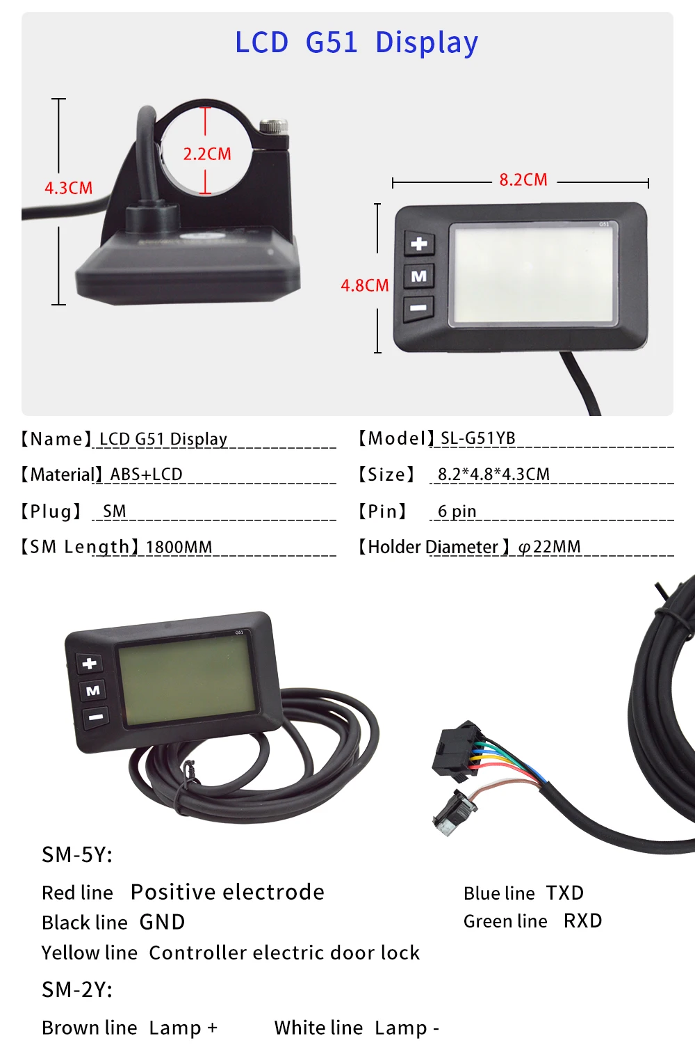 2026 - 18A Elektrofahrrad-Kit Motor Bürstenloser Controller 36V/48V/60V 350-450W Multi-Style LCD-Instrument Intelligente Steuerung – Detail 13
