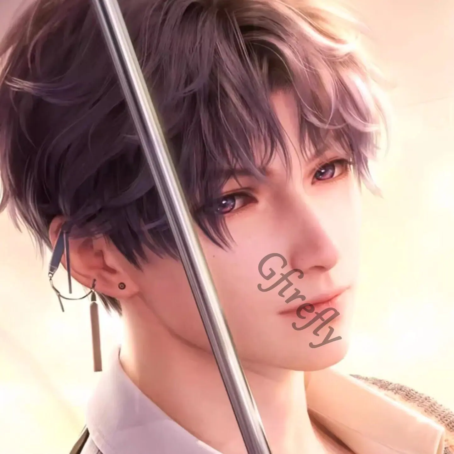 Amor e espaço profundo rafayel eardrop corrente borlas cosplay acessórios colegas decorar anime ambido presente