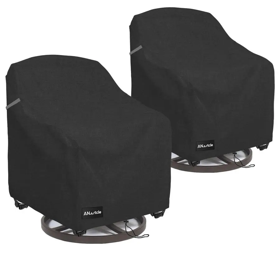 

Patio Chair Covers 2 Pack,Waterproof Heavy Duty Outdoor Chair Covers,Patio Swivel Chair Covers for Outdoor Furniture 30 W x 34 D