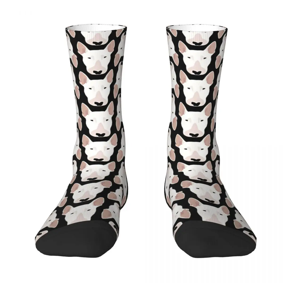 Piglet The Bull Terrier Animal Unisex Winter Socks Running Happy Socks Street Style Crazy Sock