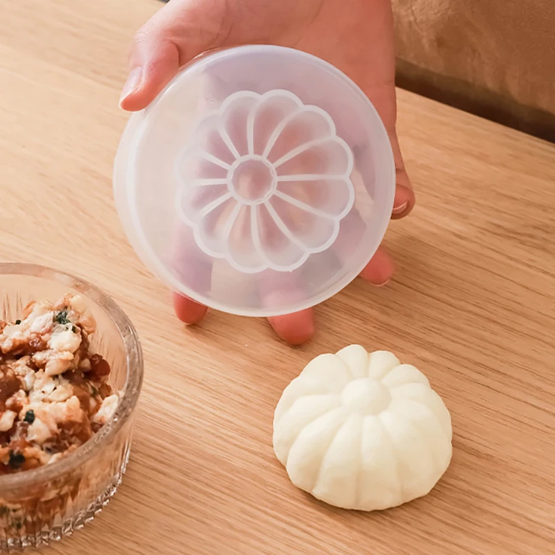 1Pc Steamed Stuffed Bun Maker Baozi Mold Baking Tool Chinese Dumpling Moon Cake Making Mould.