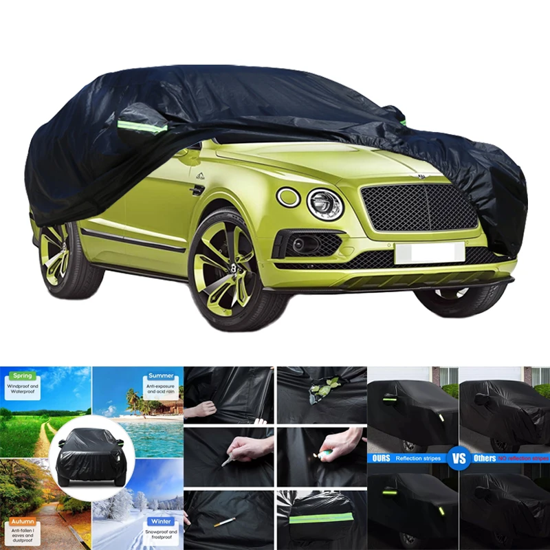 

For Bentley Bentayga All-Weather Car Covers 6-in-1 Waterproof Dustproof UV Proof Snowproof Scratch Resistant Protection