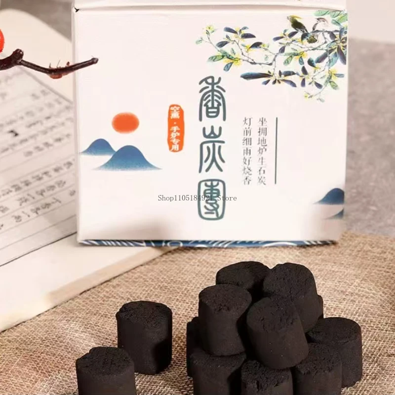 Incense Carbon Group: Suministros para incienso de carbón ahumado DIY, resistente al fuego, para ahumado ambiental, calentador de manos y quemador de carbón enterrado