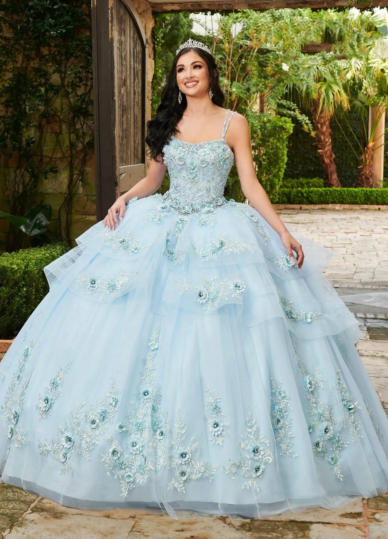 Lavender Charro Quinceanera Dresses Ball Gown Spaghetti Straps Tulle Beaded Puffy Mexican Sweet 16 Dresses 15 Anos Customized