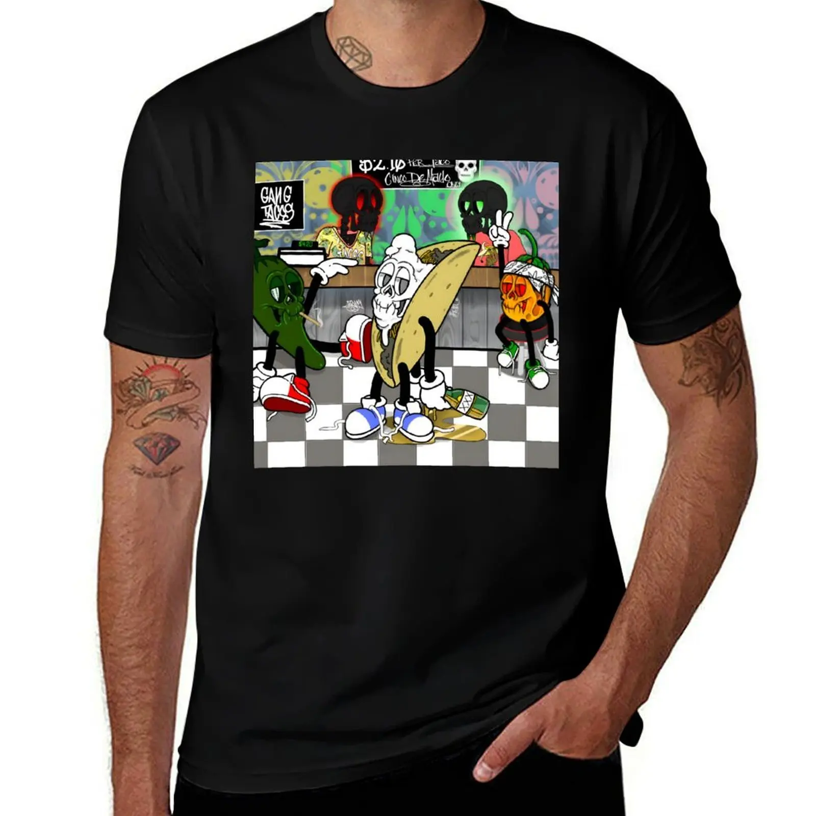 

skull of CInco de mayo T-Shirt cute clothes Blouse custom shirt cotton graphic tees mens fashion