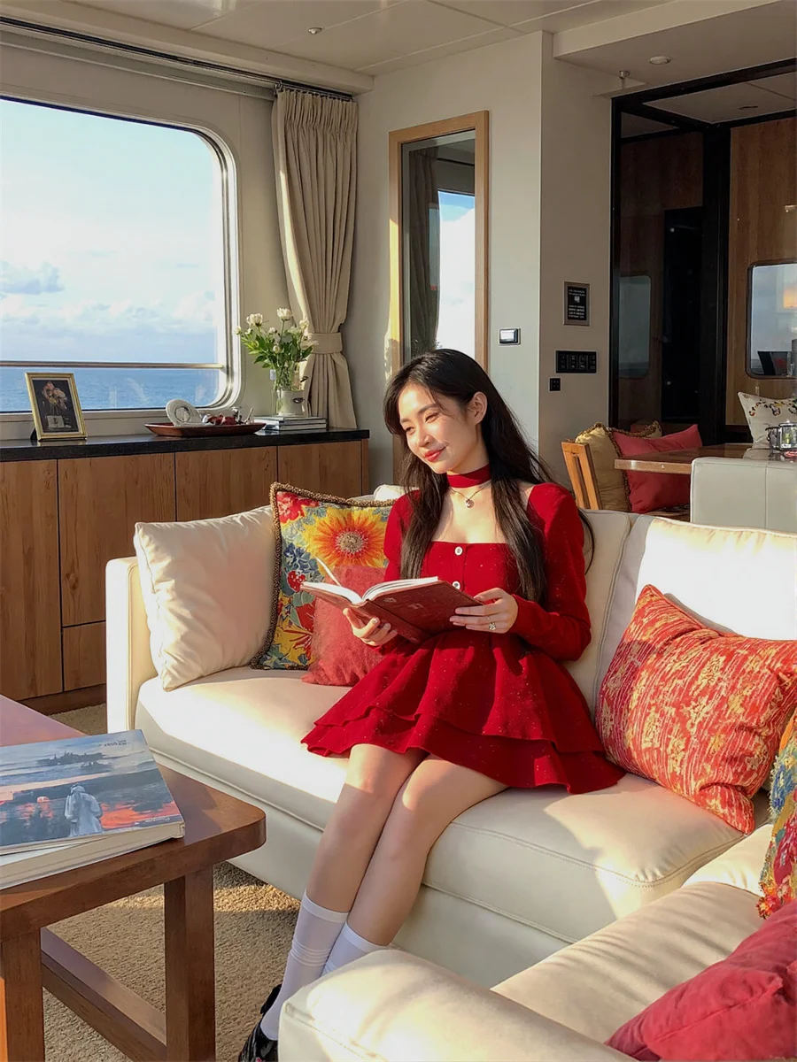 Abiti floreali Donna Primavera Estate Ruffle Trim Boho Vacanza Spiaggia Cinghia per spaghetti Leggero Orlo svasato Abiti Dreamy Soft