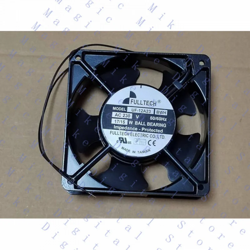 UU 1개 팬 AC 230V 12cm 12038 2선 UF-12A23 BWH