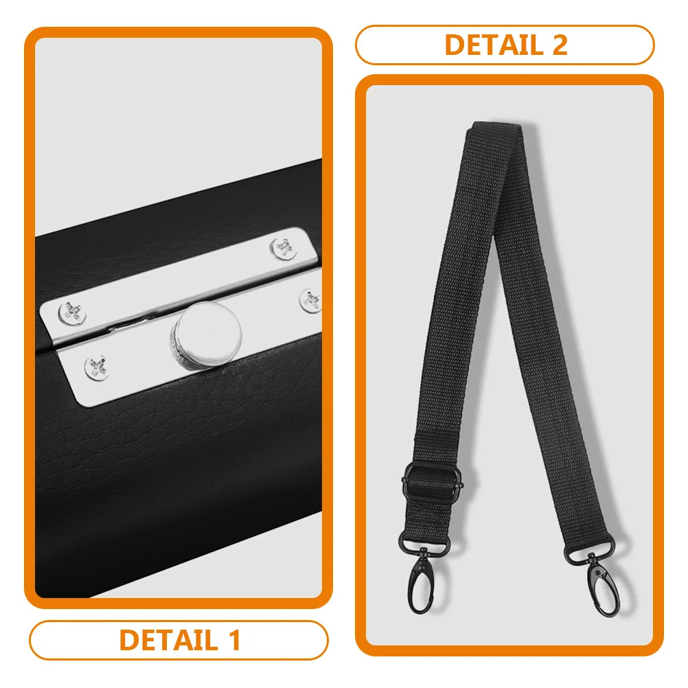 

Flute Container Hole Storage Bag Case with Shoulder Strap Metal Recorder Instrument