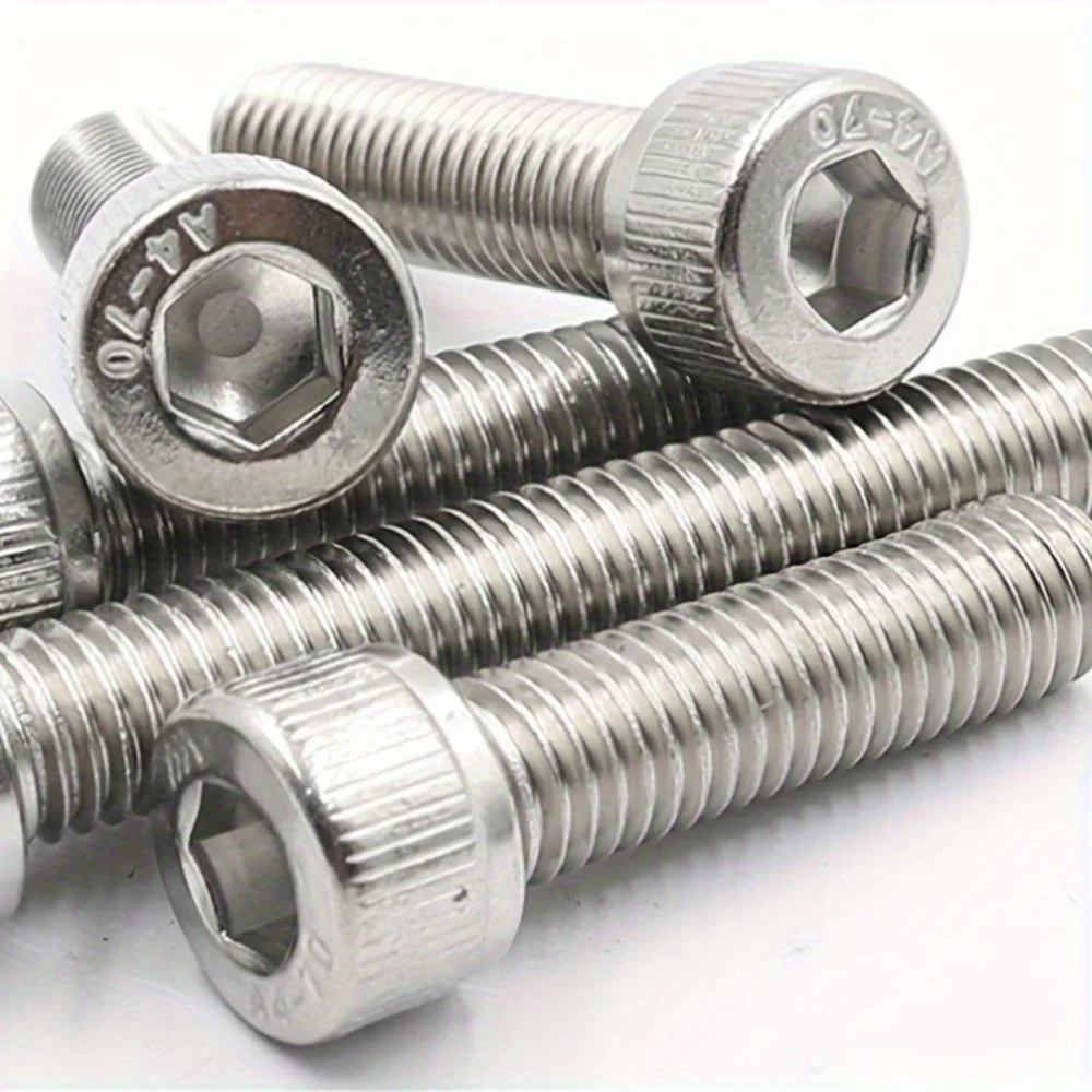 600-Piece Stainless Steel Hex Bolt and Nut Kit, M3 M4 M5 M6 for Industrial Equipment and Home Maintenance