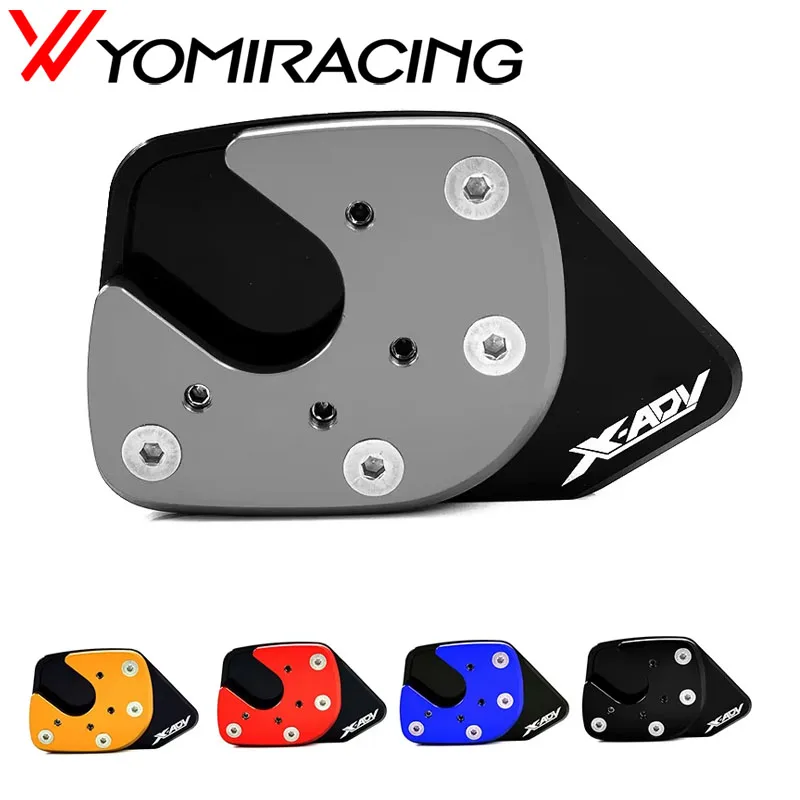 

Motorcycle Accessories Kickstand Foot Side Stand Enlarger Support Plate Pad Extension 4 For HONDA XADV X-ADV 750 2017 2018 X ADV
