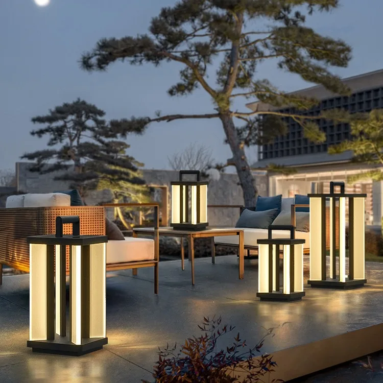 Solar light Garden light Outdoor landscape  Waterproof outdoor stainless steel lawn  Waterproof villa landscape light