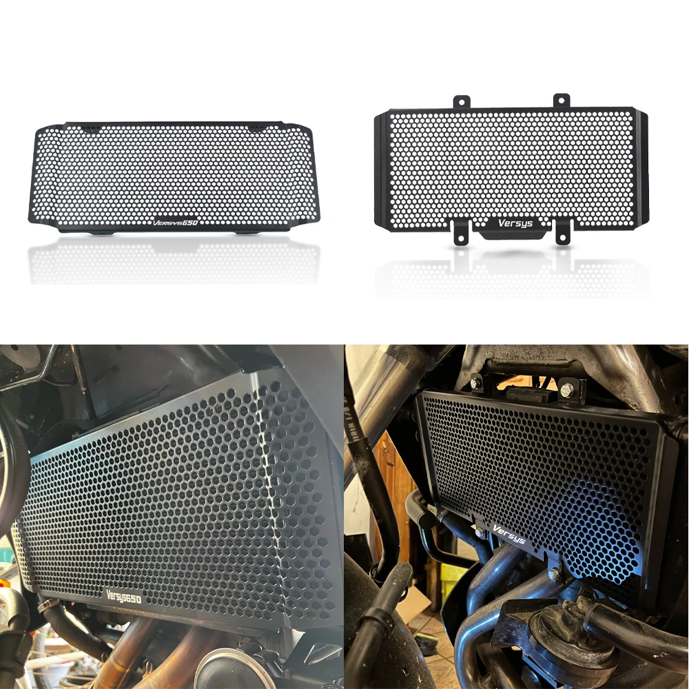 Radiator Guard For Kawasaki Versys 650 Versys650 2008-2018 2009 2010 2011 2012 2013 2014 Radiator Grille Guard Cover Protector