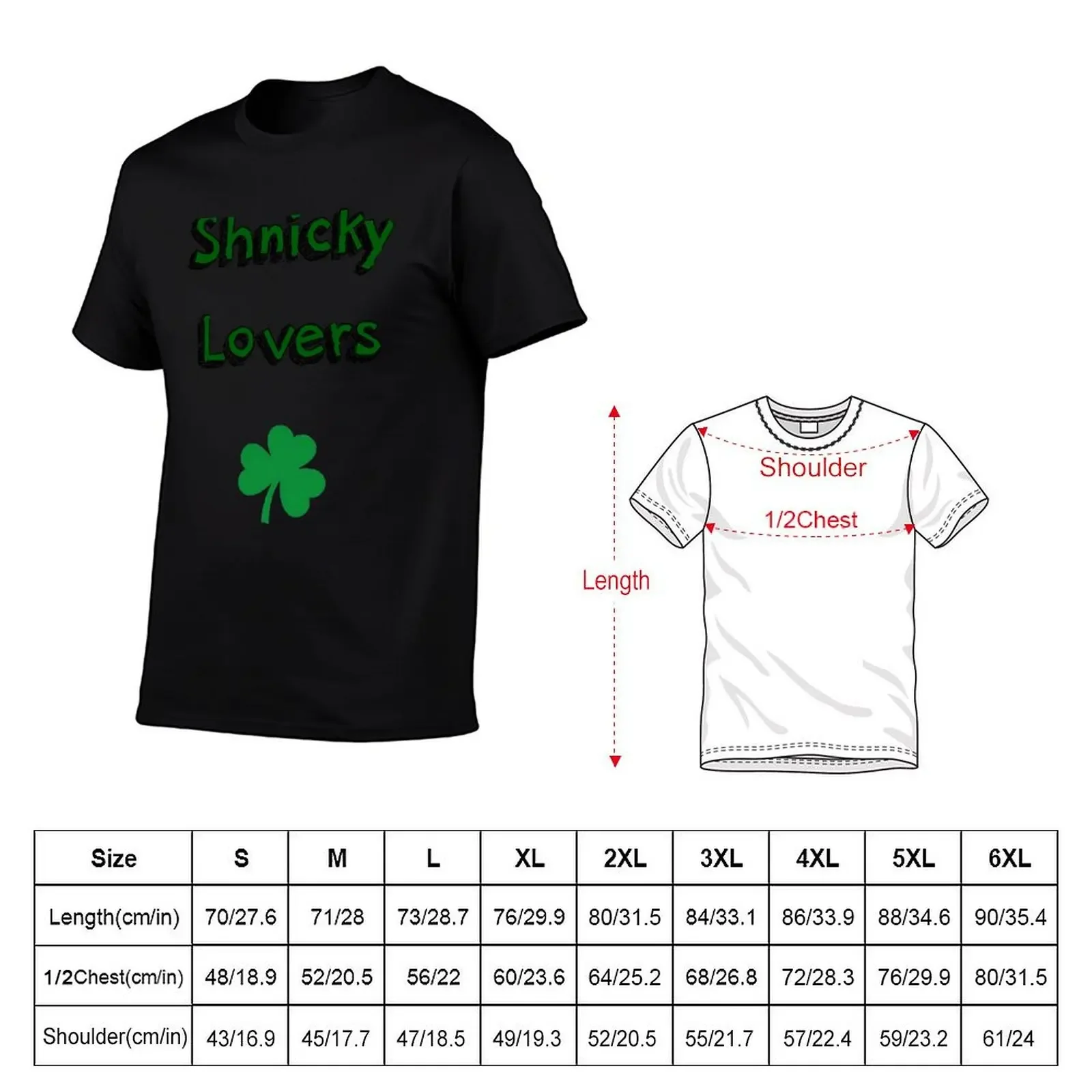 Shnicky Lovers T-Shirt anime clothes boys whites graphic t shirt vintage mens t shirts