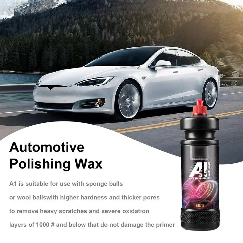 Car Polishing Compound Heavy Duty Cleaner Rubbing Compound For Cars 1000ml Water-based All-effect Abrasive Cut Compound For