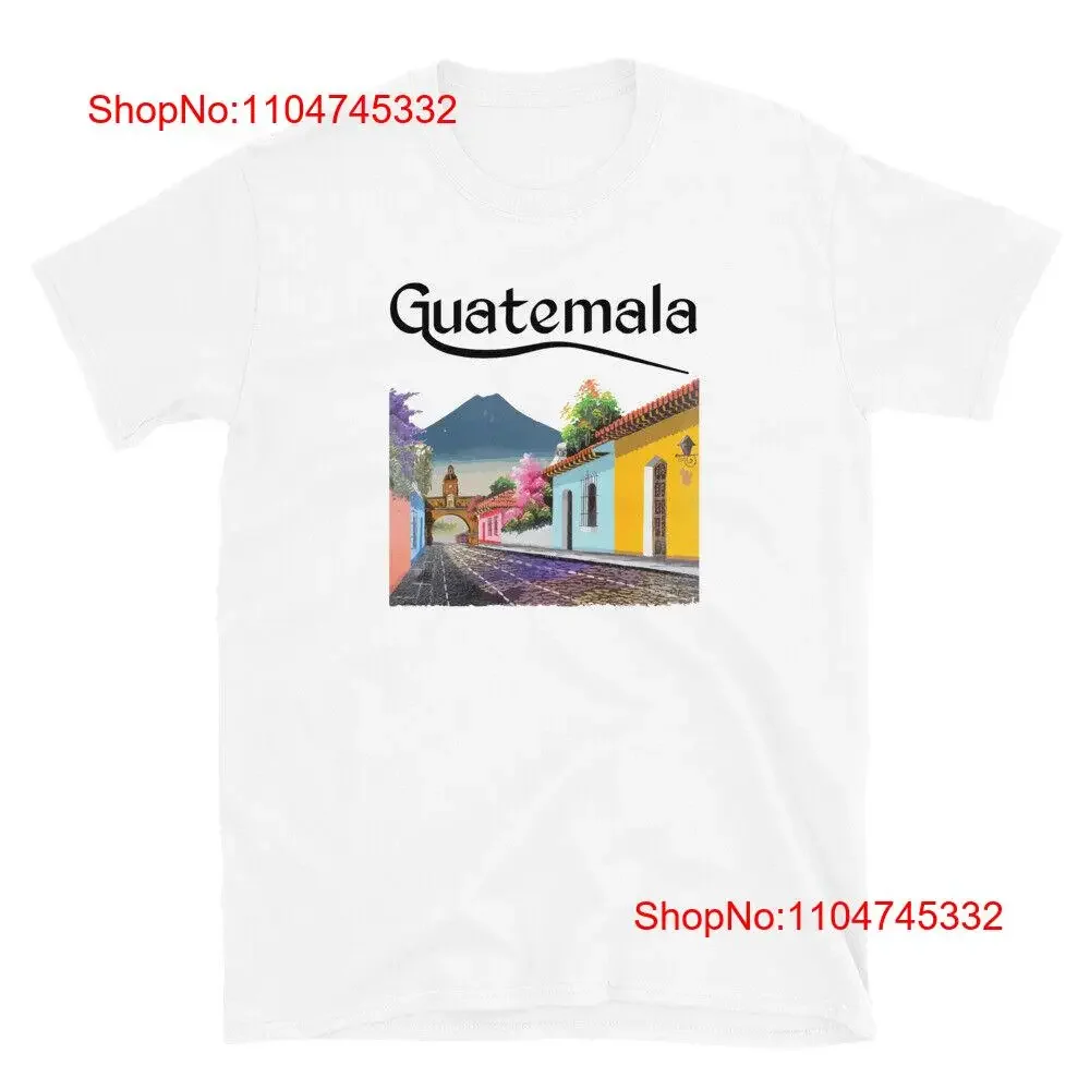 Guatemala Antigua camiseta café Quetzal Chapin Maya Guate Tikal sellos monedas bandera vintage lavado transpirable streetwear homme