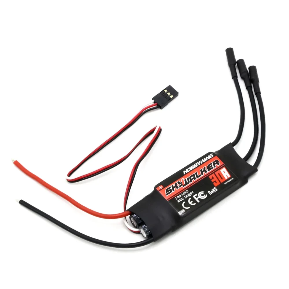 Hobbywing Skywalker 40A 50A 60A 80A 15A 20A 30A V2 Bezszczotkowy regulator prędkości ESC z UBEC do samolotów RC Helikopter