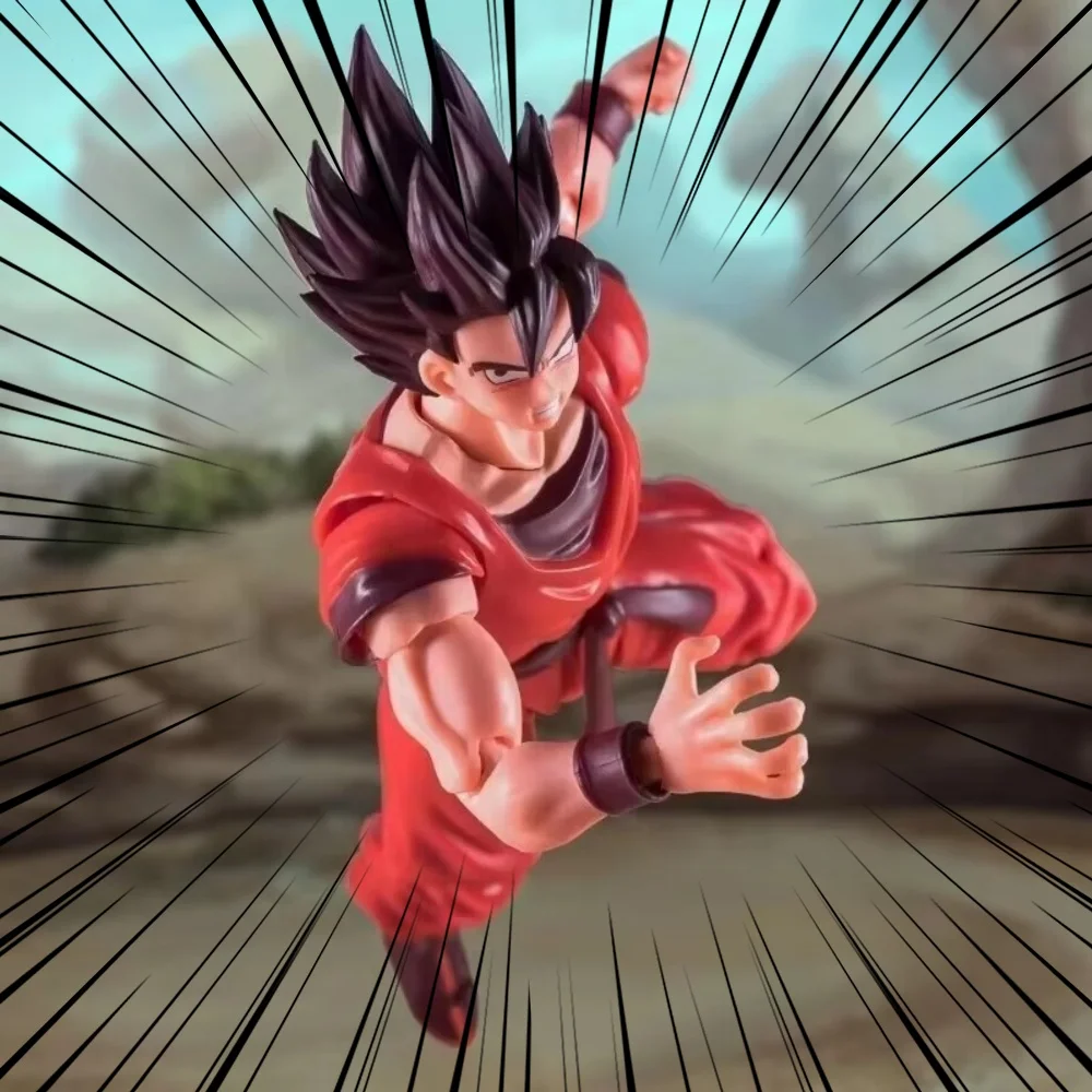 

Real Life Dragon Ball Wukong Shf Crimson Martial Arts Artist 16000 Simulation Doll Model Toy Desktop Decoration Festival Gift