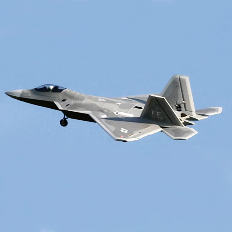 

FlyFans F-22 Raptor 70mm 12-blades RC EDF Jet PNP Version /KIT With Servos/ KIT Without any electronic Version RC Model Plane