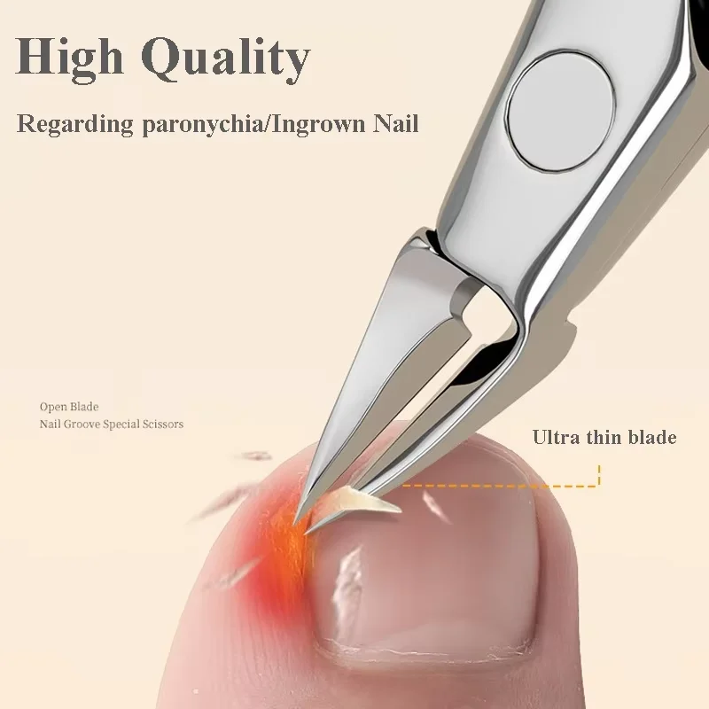 Forbici per unghie Strumenti per manicure per la casa Nuovi tagliaunghie antispruzzo Tagliaunghie speciali grandi e spessi Strumenti per pedicure