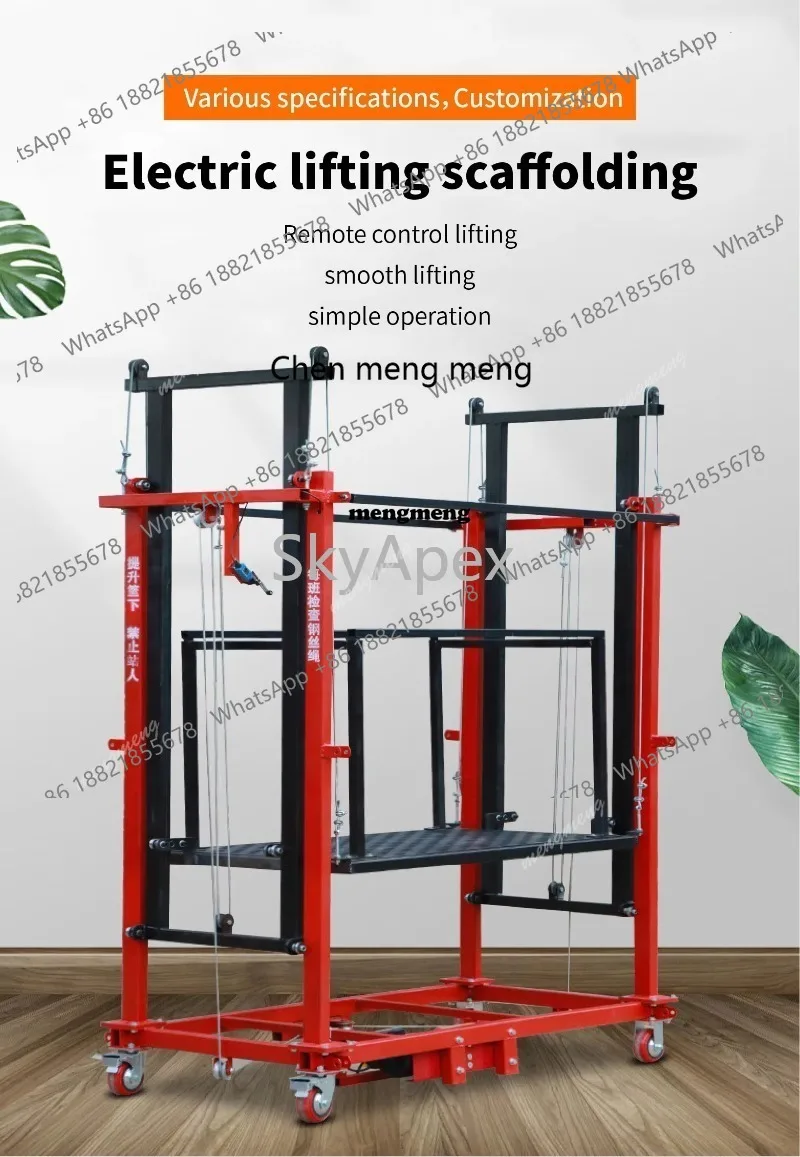 

Commission Modern Design Electric Scaffolding Lift Hydraulic Telescopic Folding Platform 3m 6m 12m Architectural Spray Ladder