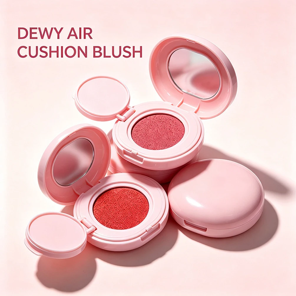 Cushion Blush 6shades Custom Logo Long Lasting Hydrating Wholesale Natural Matte Waterproof Private Label Makeup Pink Packag