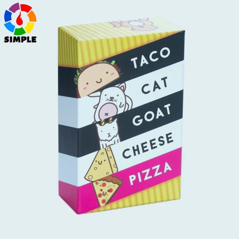 

Taco Cat Goat Cheese Pizza On The Flip Side Card Game