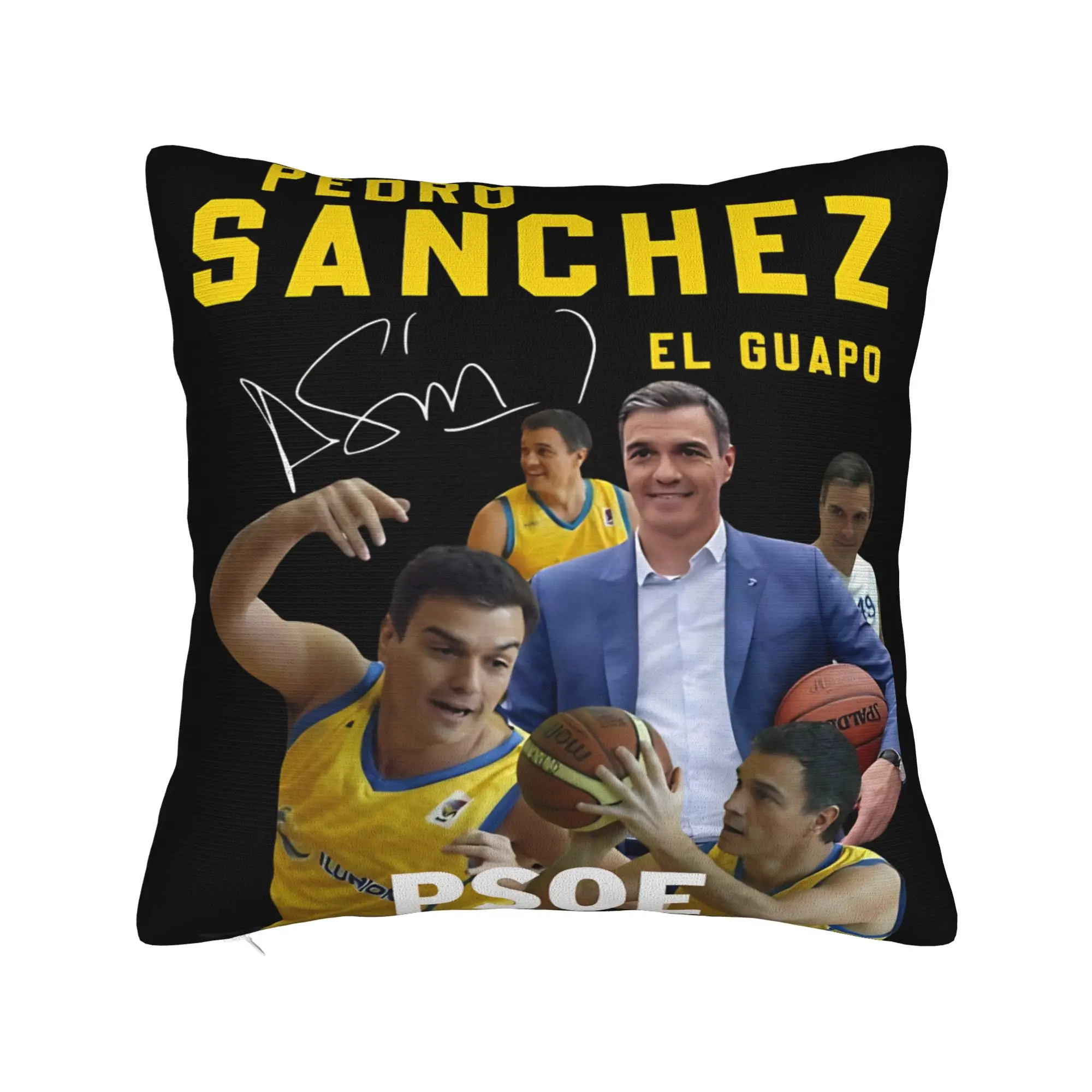 Pedro Sanchez Spain PSOE  Pillow Cover Merch Printed Cushion Cover Gift  Throw Pillow Case Cover Home Multiple Sizes
