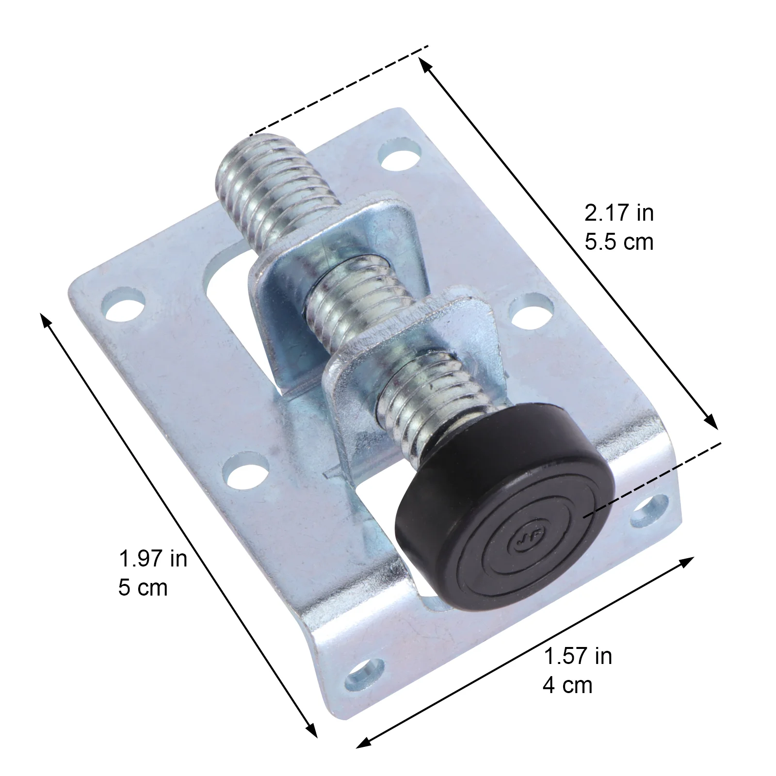 Patas ajustables de acero para muebles, patas de armario, mesa, sofá, pies niveladores de Metal, soporte de esquina, protección de suelo, 4 piezas