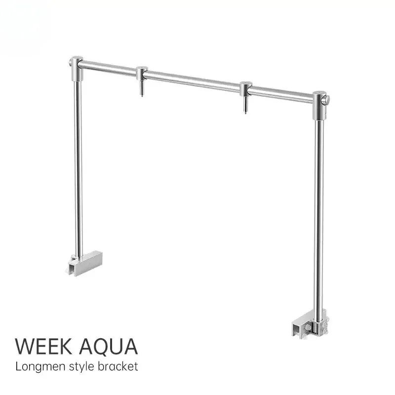 WEEKAQUA DJ-L-L45 Professional Stainless Steel Aquarium Lamp Stand Adjustable Fish Tank Light Hanger Bracket