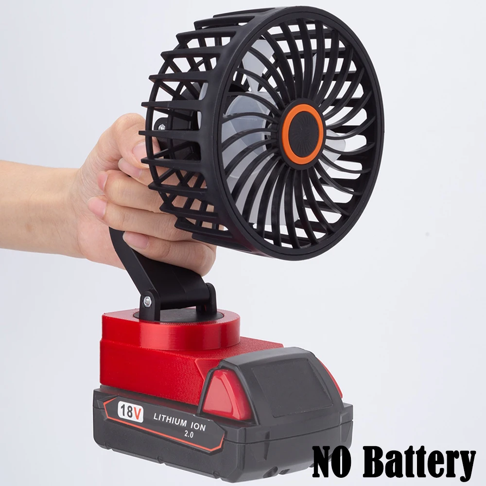Oficina Portátil Jobsite Camping Fan Milwaukee 18v Li-ion Bateria Ferramenta Bare Ventilador sem Fio Bateria Não Incluída