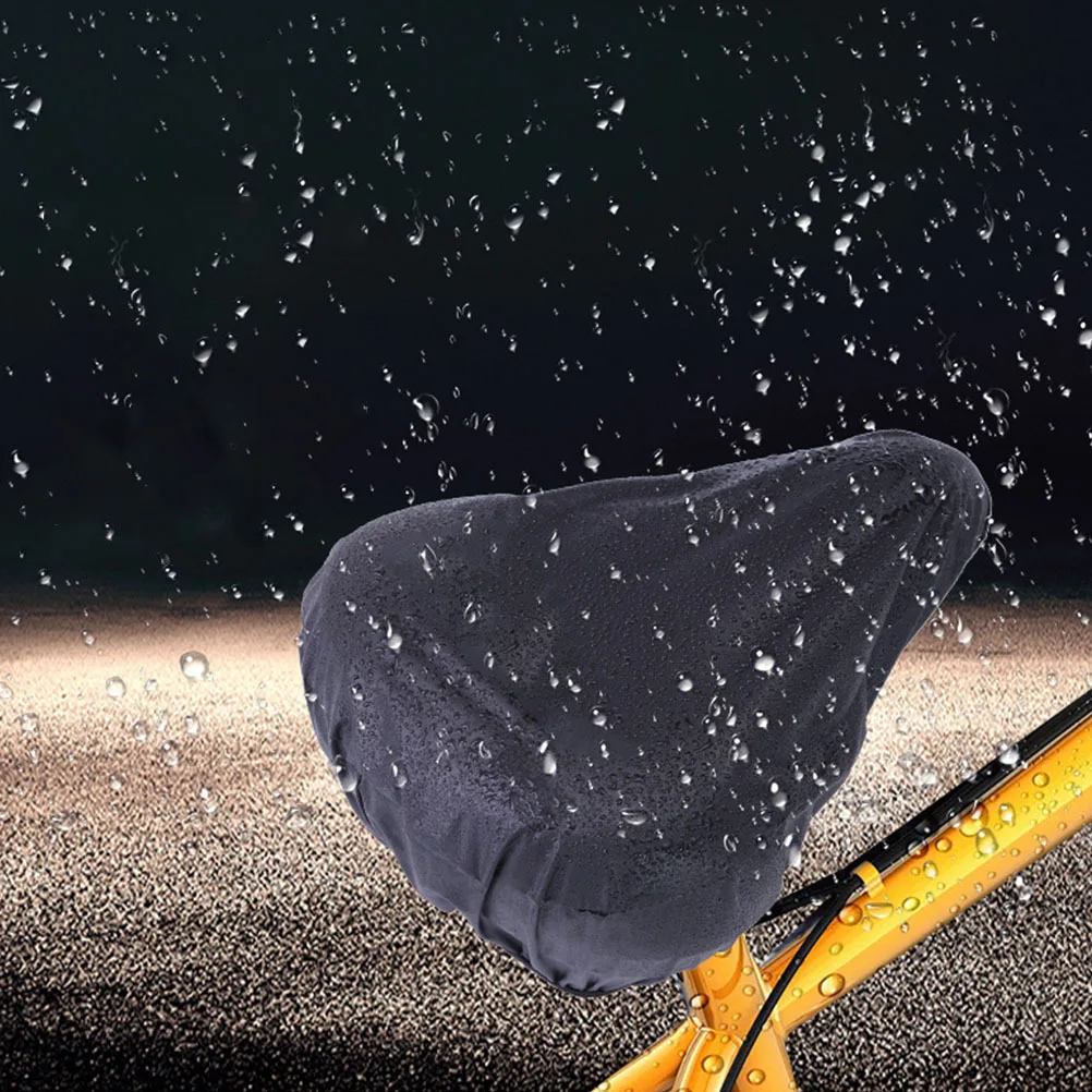 

Bike Seat Cover Waterproof Oxford Cloth Drawstring Fit All Saddles Saddle Rain Cover Bicycle Accessories Outdoor Use