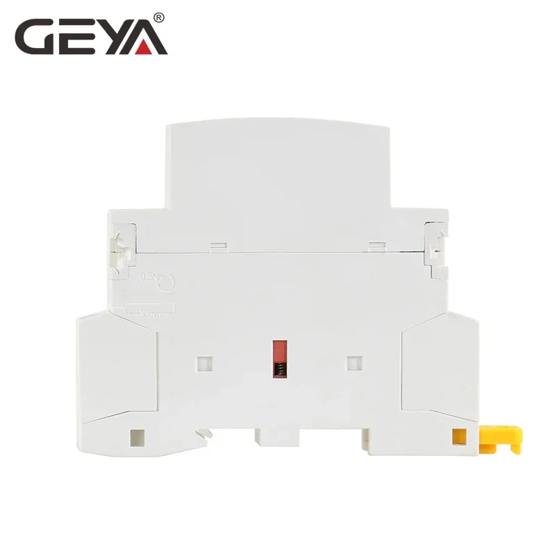 GEYA Din Rail Type Household Modular Contactor 2P 16A  20A 25A 2NC 2NO 1NO1NC 50/60Hz Automatic AC Contactor